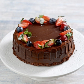 Торт "Постный шоколадно-апельсиновый" 1,3 кг