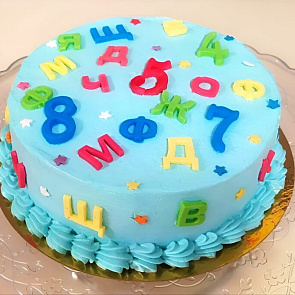 Торт "Привет школа"