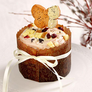 Кулич Пасхальный Маковый с заварным кремом 0,6 кг 