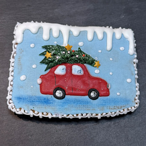 Пряничное изделие "Машинка" 0,12 кг 